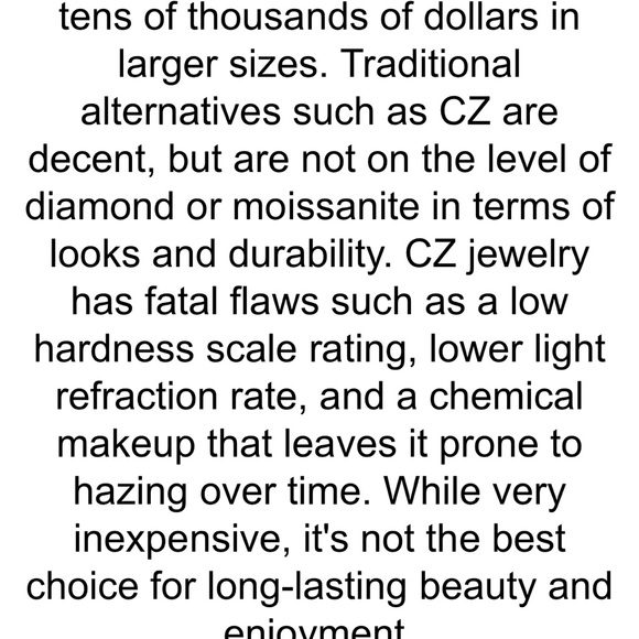 Grade D Moissanite - Picture 9 of 10